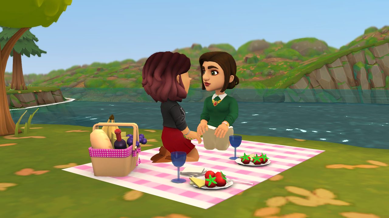 Tara and Amira share a quiet romantic moment.