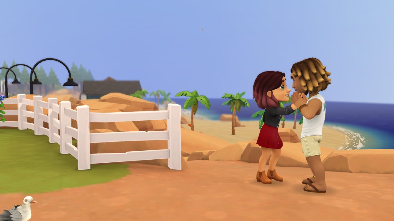 Tara and Kai share a romantic moment.