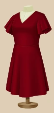 Candy Apple Day Dress outfit on a mannequin