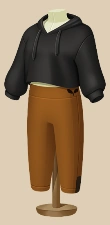 Caramel Fudge Leggings outfit on a mannequin