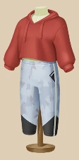 Concrete Rose Leggings outfit on a mannequin