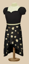 Ebony Flora Frilly outfit on a mannequin
