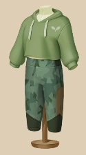 Fern Baby Fern Leggings outfit on a mannequin