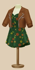 Gloaming Garden Jacket and Dress outfit on a mannequin