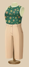 Go Gettem Slacks outfit on a mannequin
