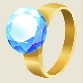 Gold Diamond Ring icon