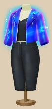 Heliotrope Heat Jacket outfit on a mannequin