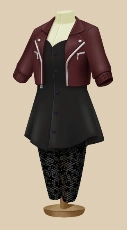 Midnight Lace Jacket Dress outfit on a mannequin