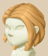 Blonde Classic Cut hairstyle on a mannequin