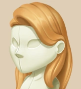 Blonde Tresses hairstyle on a mannequin