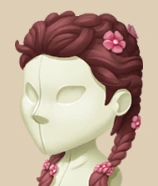 Classic Auburn Twin Braids hairstyle on a mannequin