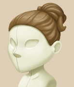 Olive High Bun hairstyle on a mannequin