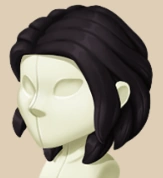 Raven Classic Cut hairstyle on a mannequin