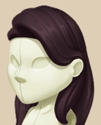 Raven Tresses hairstyle on a mannequin
