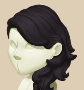 Raven Wolf Cut hairstyle on a mannequin