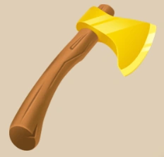 Gold Wood Axe station icon